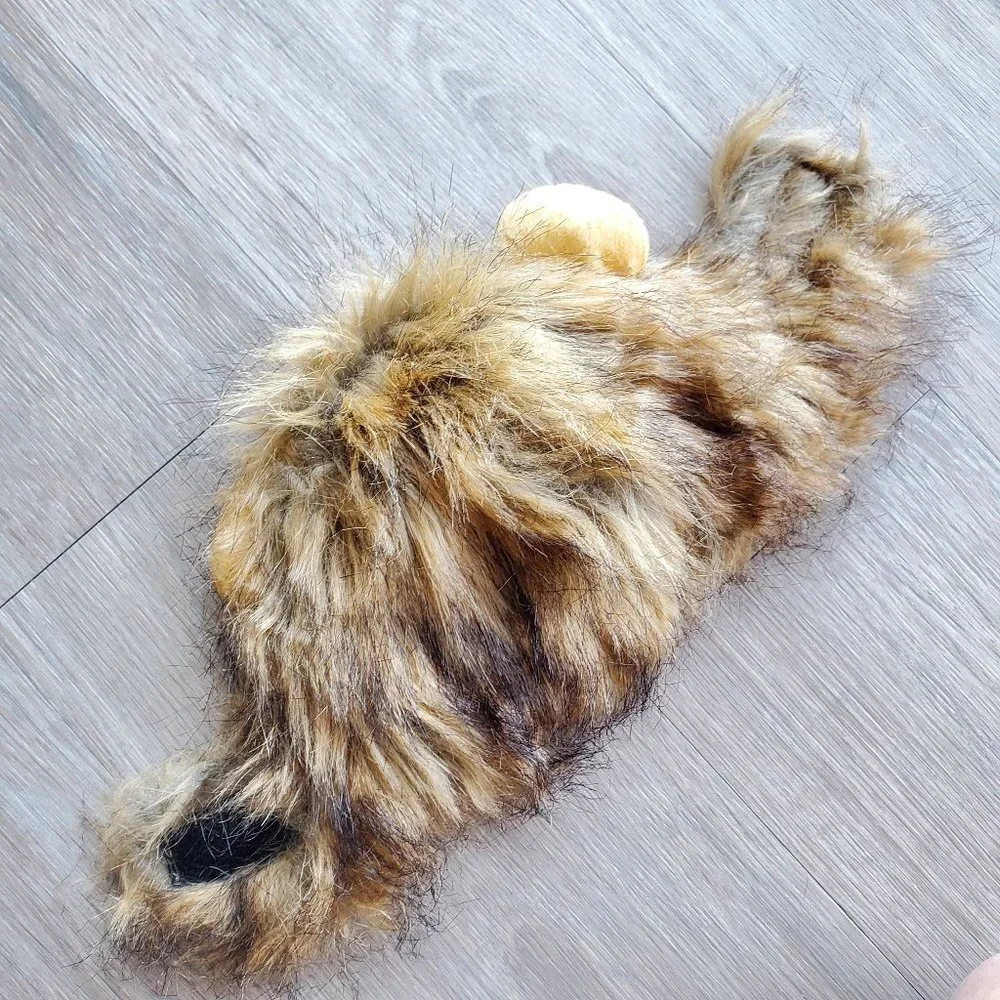 Lion Mane Costume for Cat with Velcro fastener